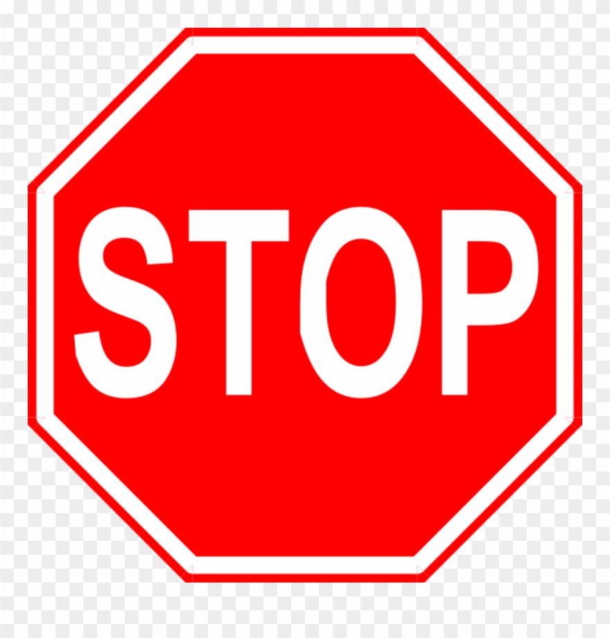 Stop Sign Clip Art Free - Png Download
