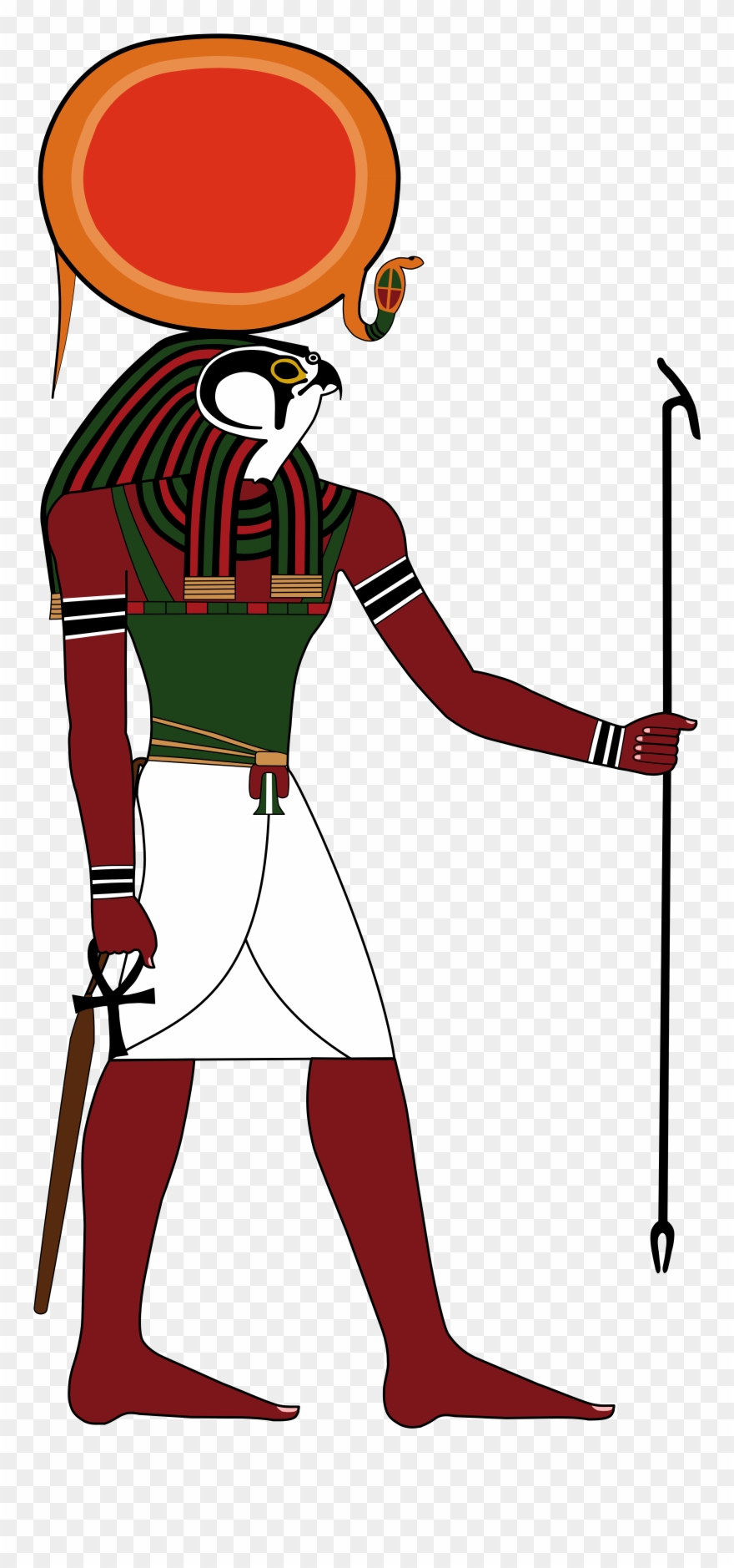 Egyptian Clip Art - Ra God - Png Download