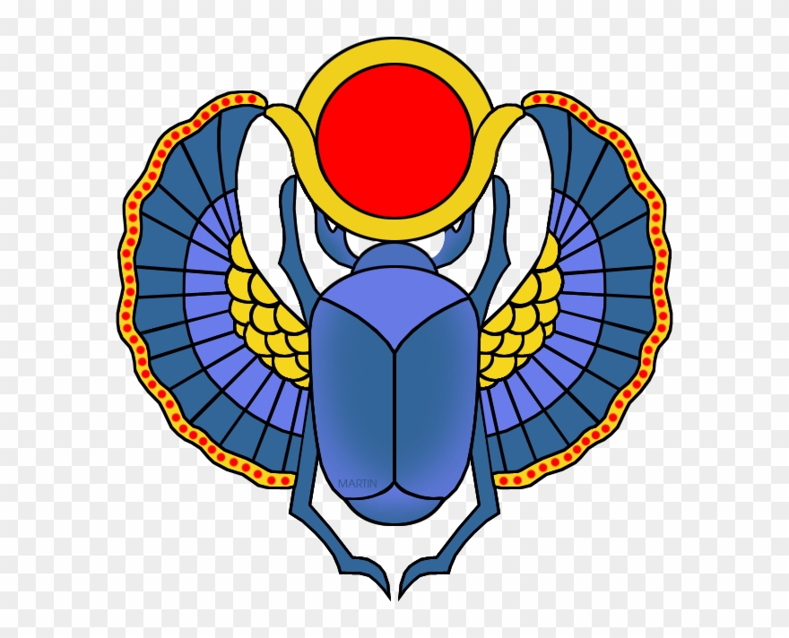 Scarab - Egyptian Scarab Clipart - Png Download