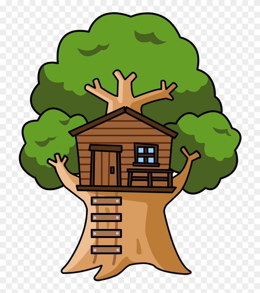 Cartoon S Clip Art Free Vector Clipart - Clipart Of Tree House - Png Download