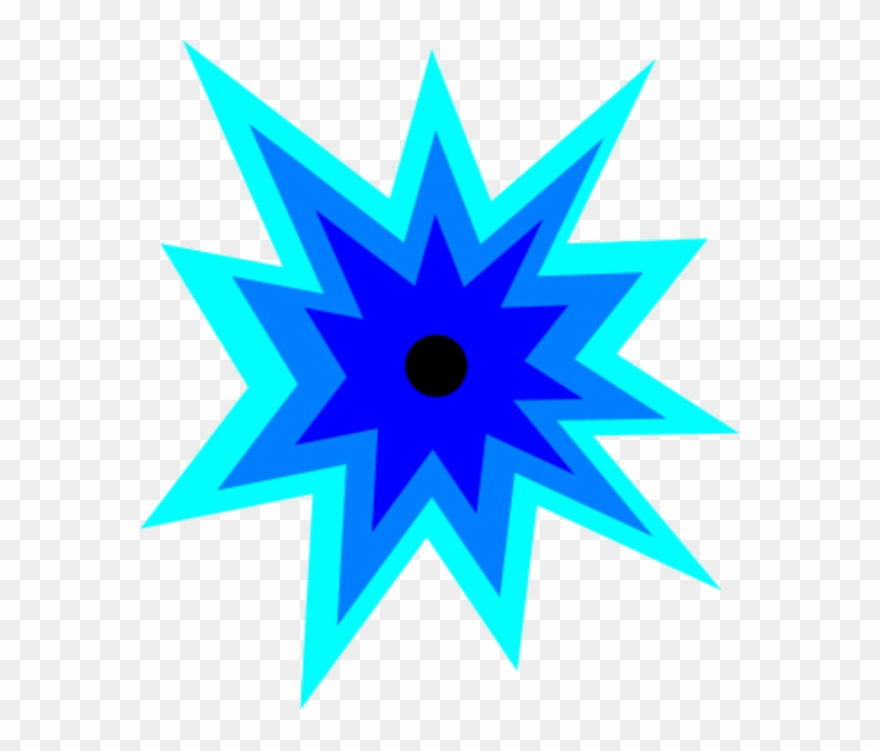 Online Animated Explosion Microsoft Clipart, Animated - Blue Explosion Png Transparent Png