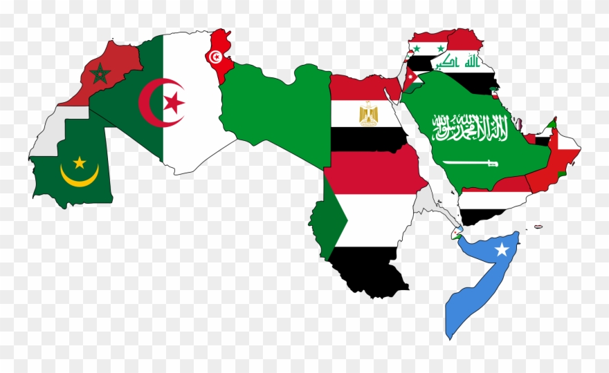 World Map Clip Art - Learn And Memorize Arabic Vocabulary - Png Download