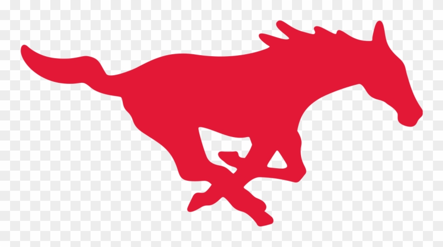 Mustang Mascot Logo - Smu Mustangs Clipart