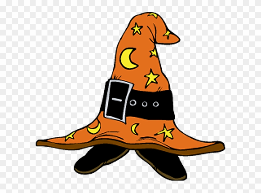 Witch Hat Clipart Kid Hat - Orange Witch Hat Clipart - Png Download
