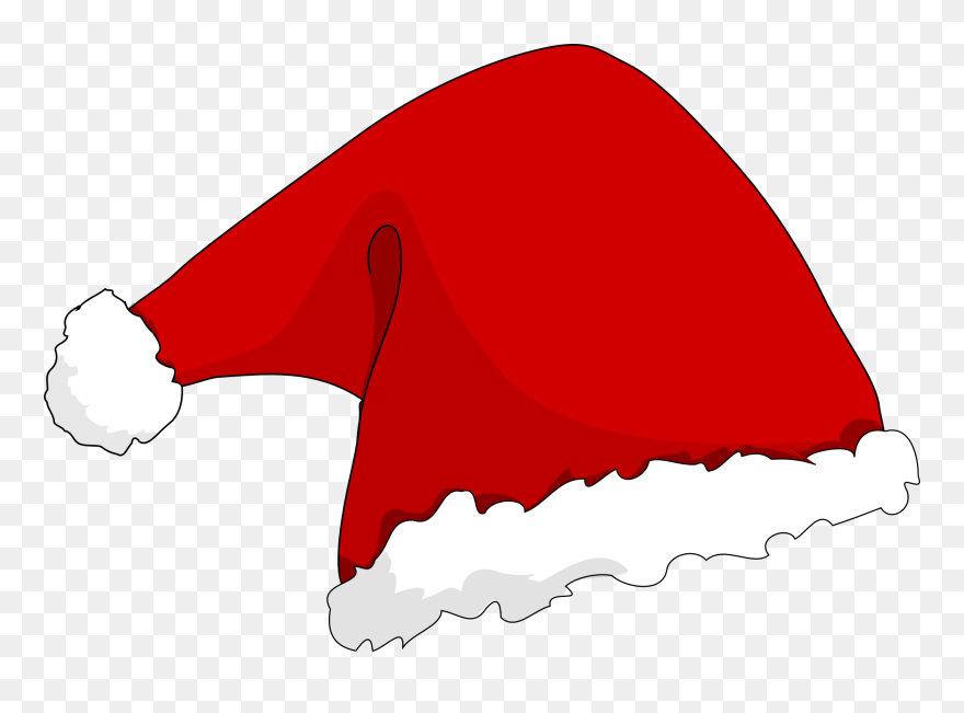 Santa Hat Cartoon Santas Hat Santa Claus Christmas - Santa Hat Clip Art - Png Download
