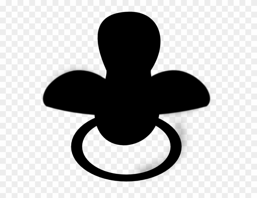 Baby Dummy Silhouette Png Clipart