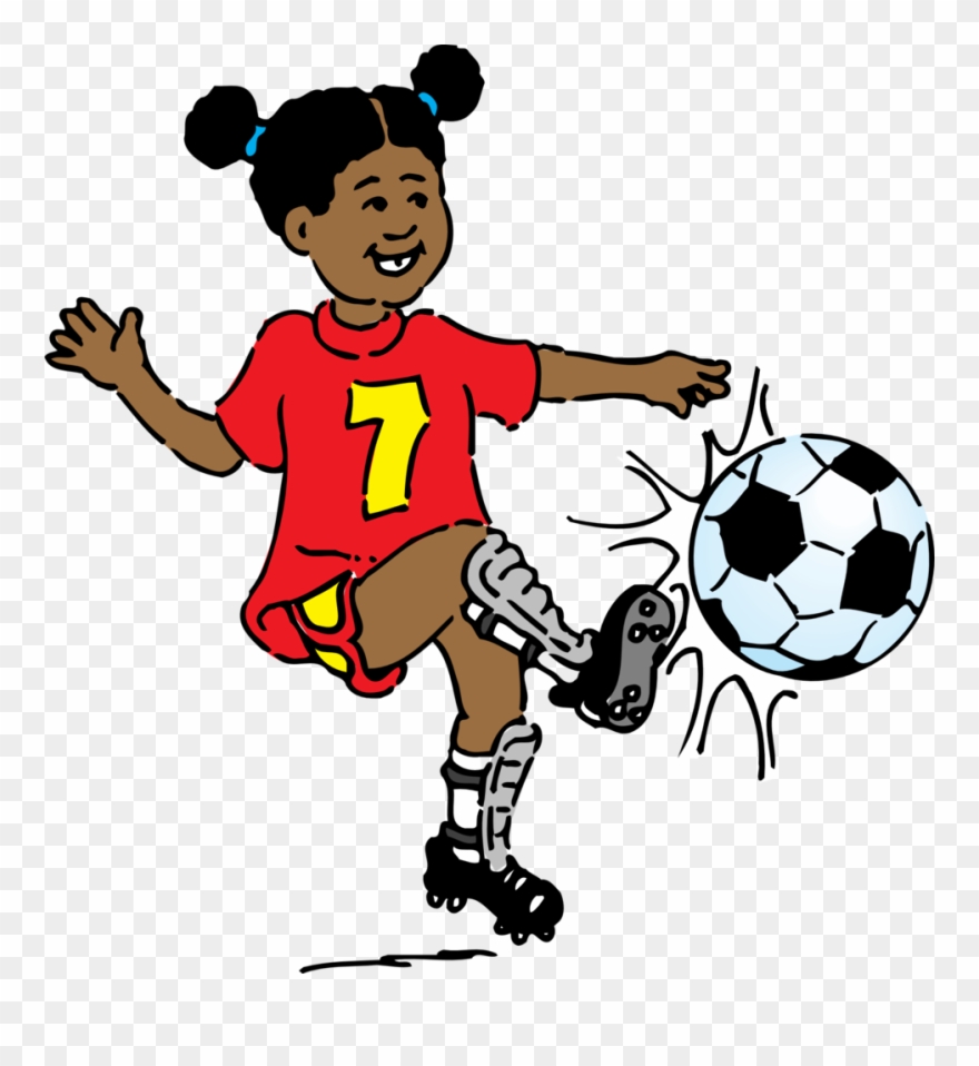 Kick Ball Clip Art - Play Soccer Clip Art - Png Download
