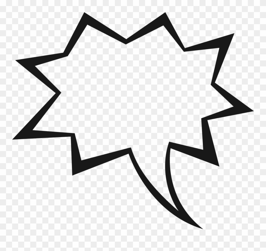 Bubble Clipart Printable - Pop Art Comic Balloon - Png Download