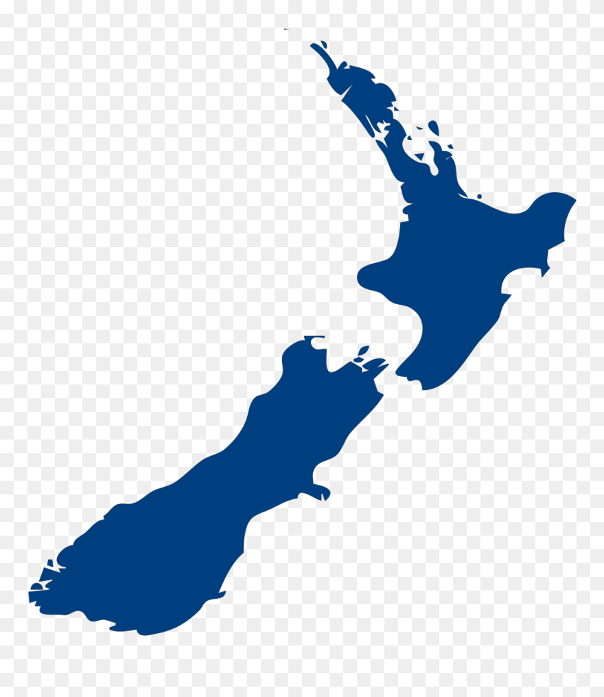 New Zealand Svg Map Clipart