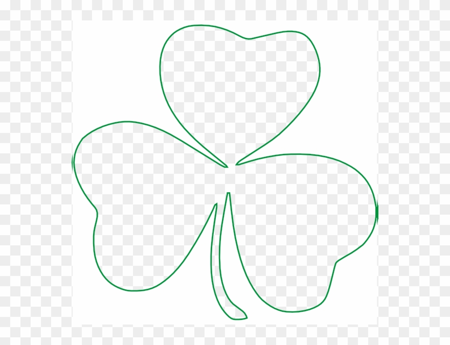 Download Shamrock Outline Clip Art Clipart Shamrock - Kappa Delta Shamrock - Png Download