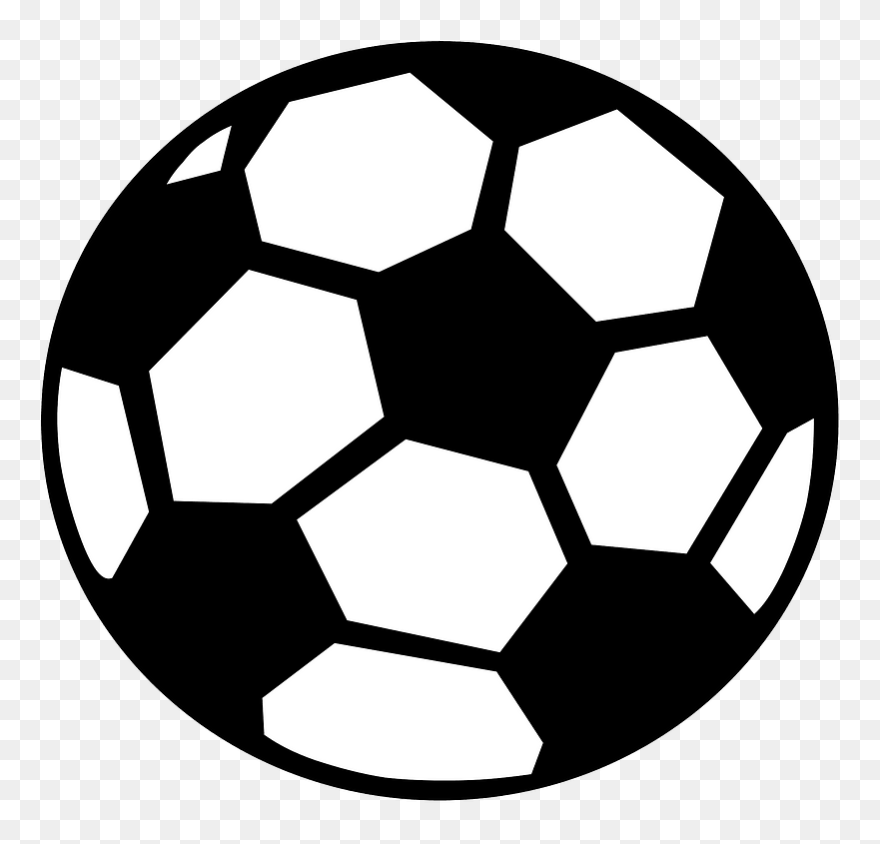 Soccer Ball Clip Art At - Soccer Ball Silhouette Png Transparent Png