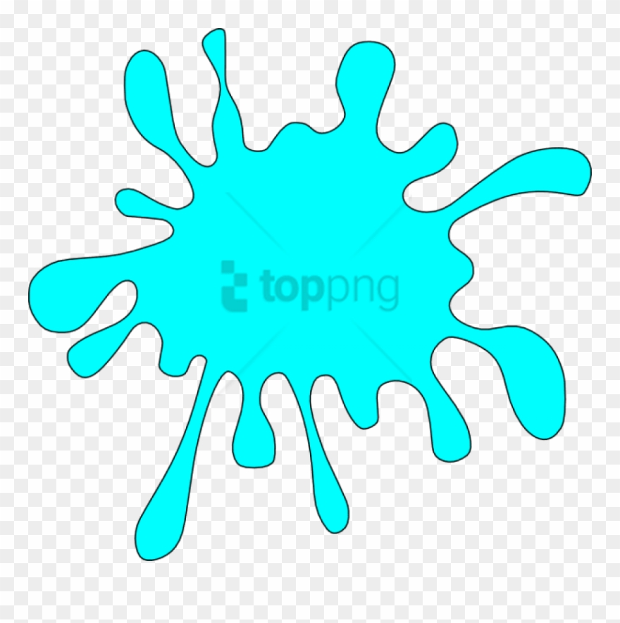 Splashing Cliparts - Orange Colour Clip Art - Png Download