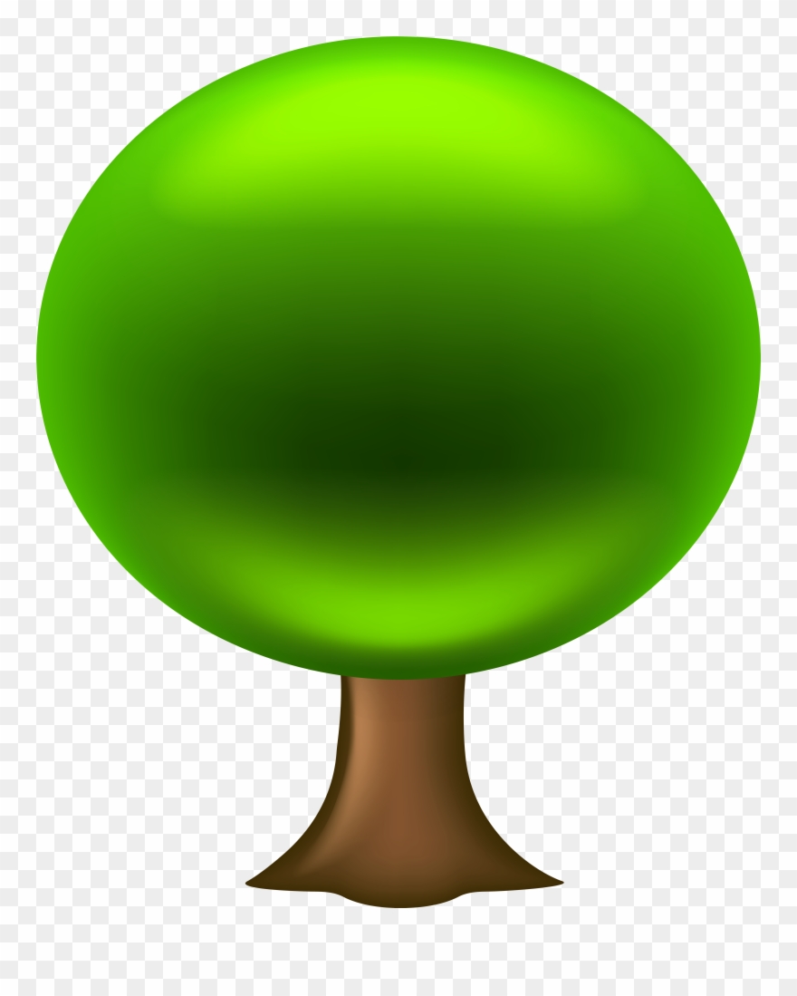 Oval Tree Png Clip Art Transparent Png