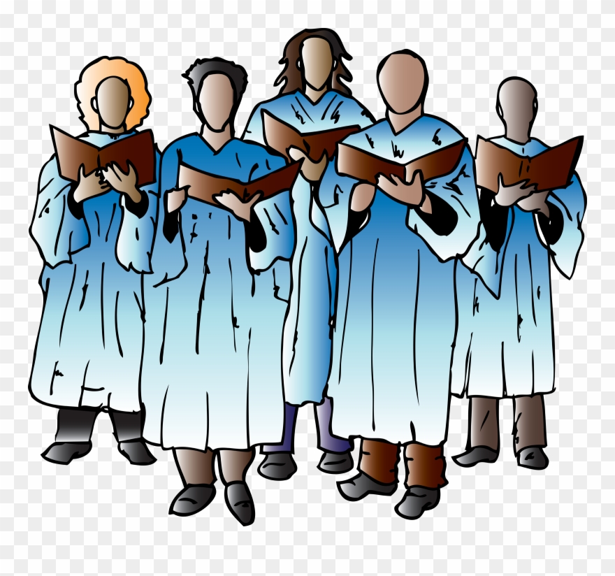 African American Choir Clipart Kid - Choir Clipart Png Transparent Png