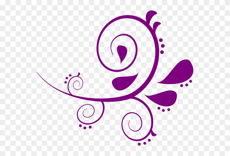 Swirly - Black Swirls Transparent Background Clipart