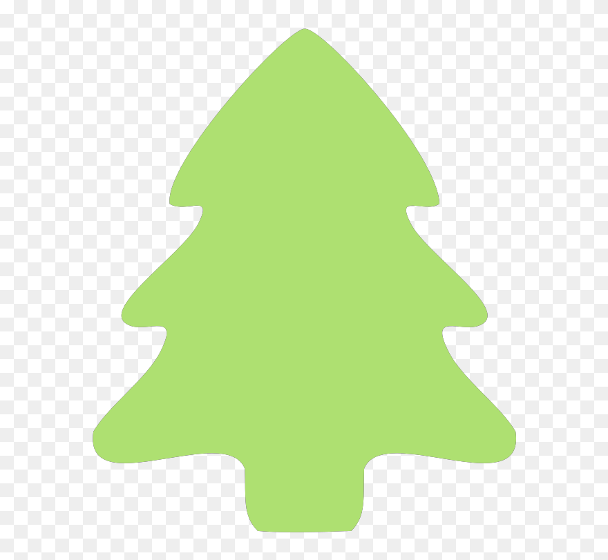 Christmas Tree Border Green Clipart