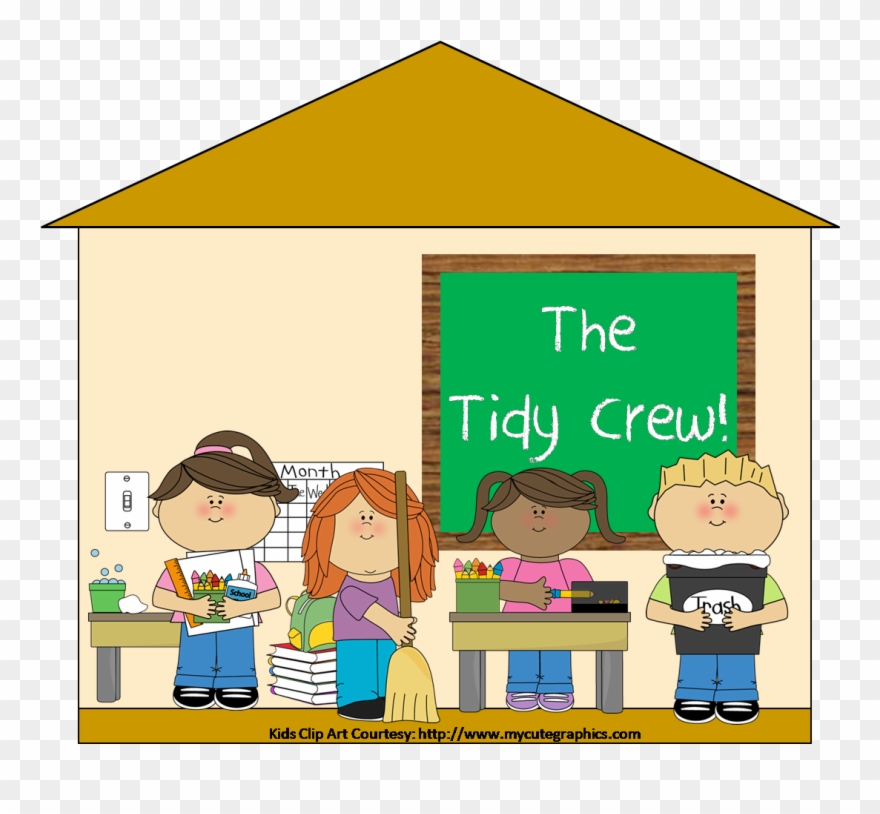 Classroom Pictures - Clean Up Classroom Clipart - Png Download