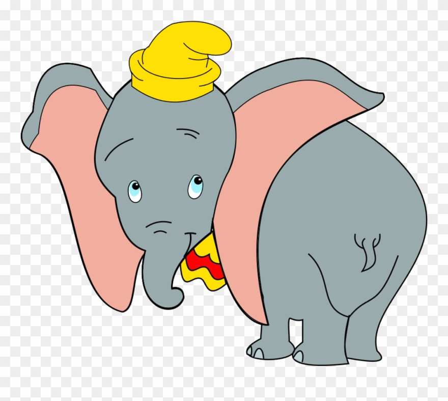 Dumbo Clipart - Elephant Big Ears Clipart - Png Download