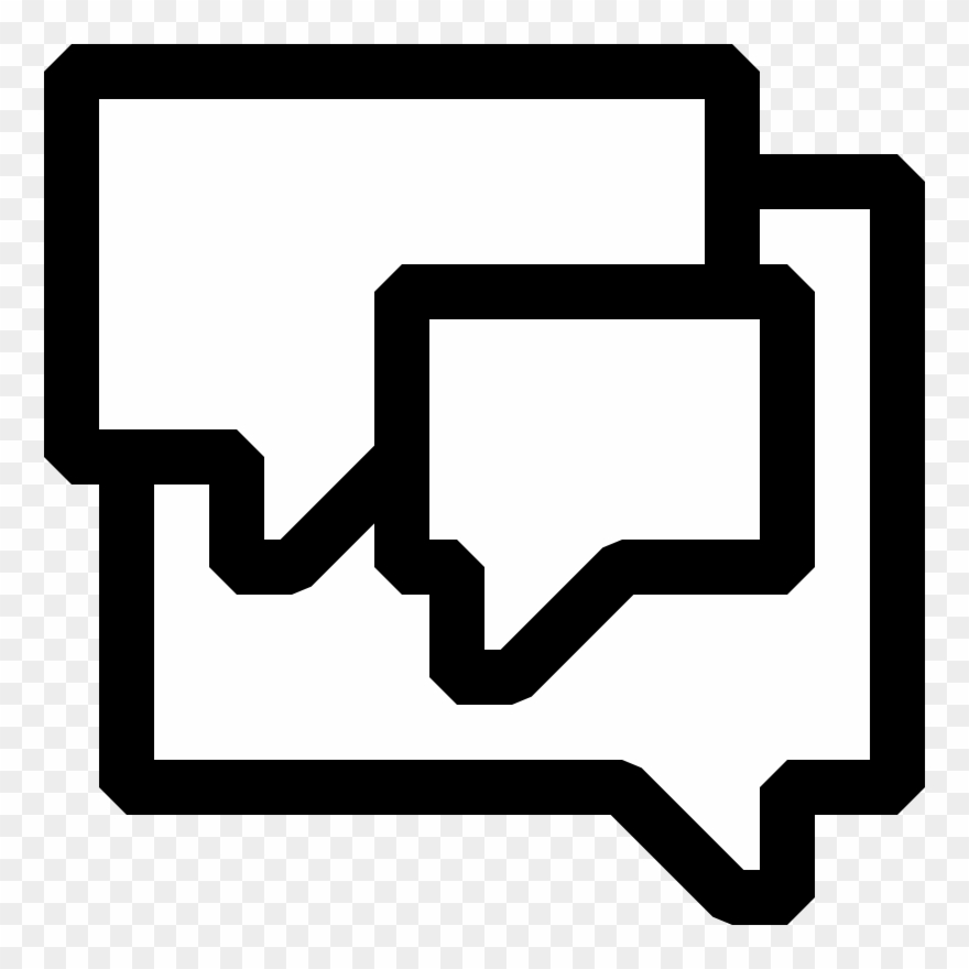 Forum Black And White Icon Clipart