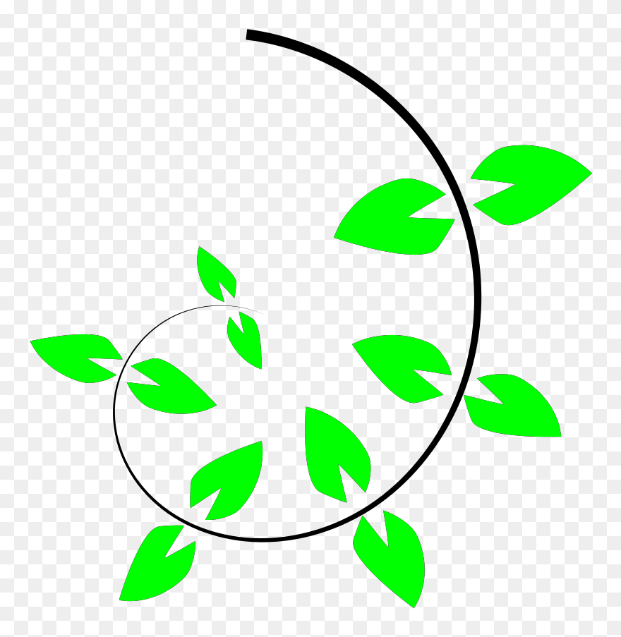 Png Black And White Tree Clip Art At Clker Com Vector - Climber Plant Clipart Transparent Png
