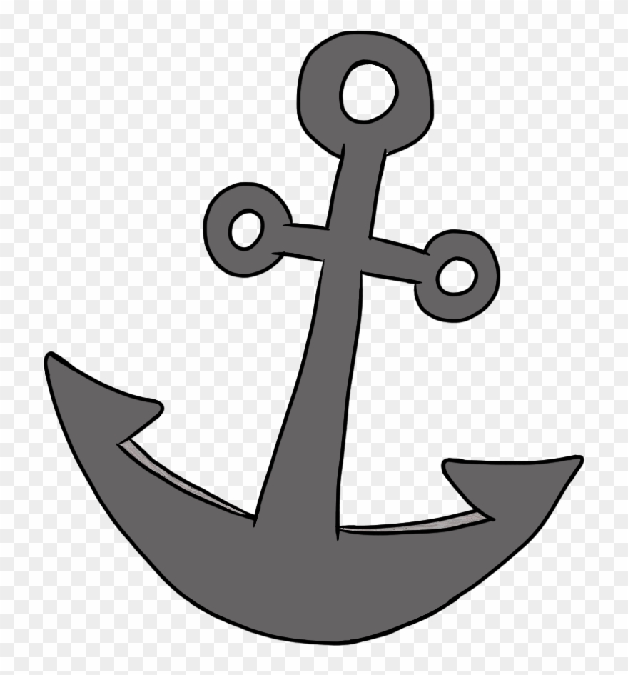 Bare Clipart Christmas Tree - Simple Pirate Clipart - Png Download