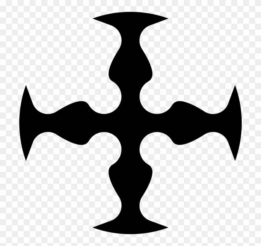 Crosses In Heraldry Cross Fleury Christian Cross - Christian Cross Clipart