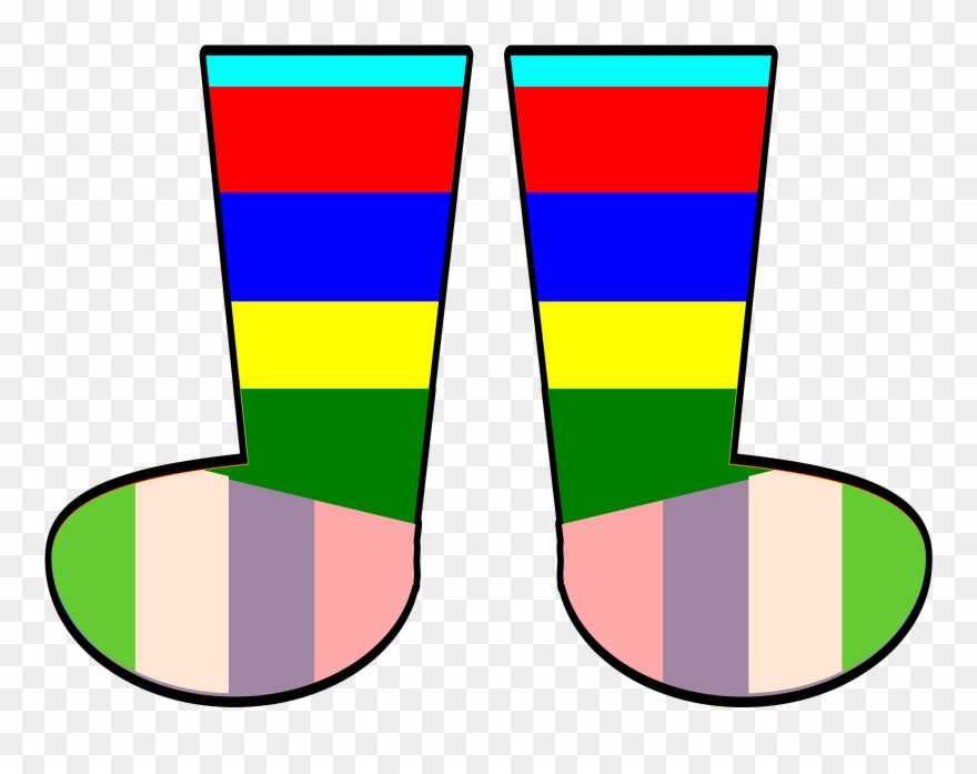 Clip Art Crazy Sock Clothing Computer Icons Undergarment - Silly Socks Clip Art - Png Download