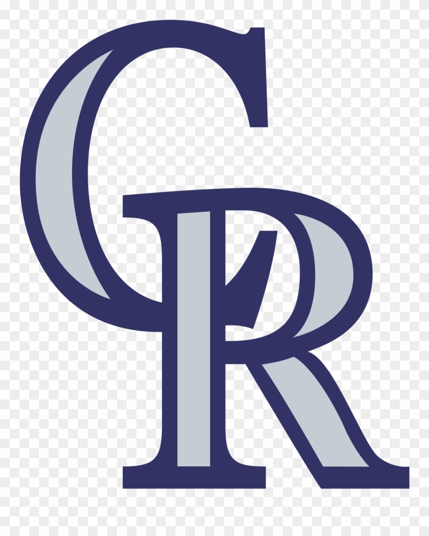 Vector Black And White Stock Broncos Svg Colorado - Colorado Rockies Logo Png Clipart