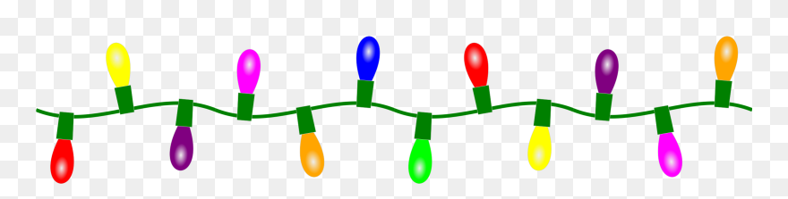 Animated Christmas Lights - Clipart Christmas Tree Lights - Png Download