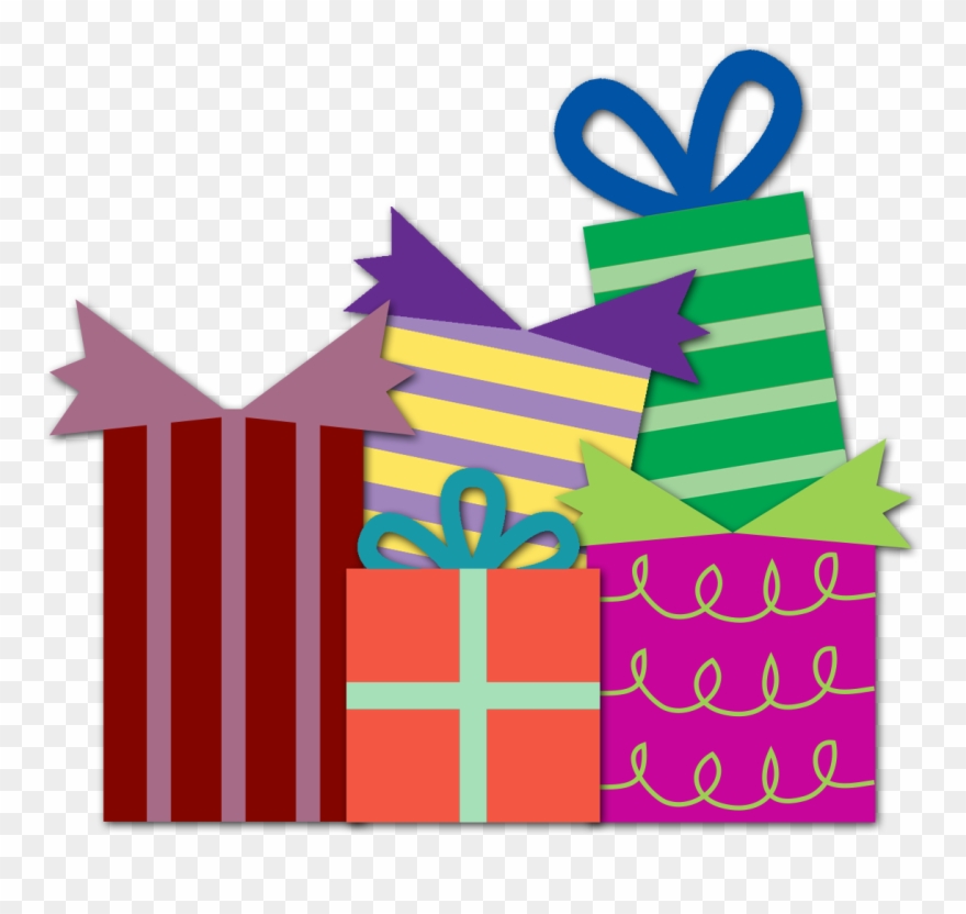 Happy Birthday Presents - Birthday Presents Transparent Background Clipart