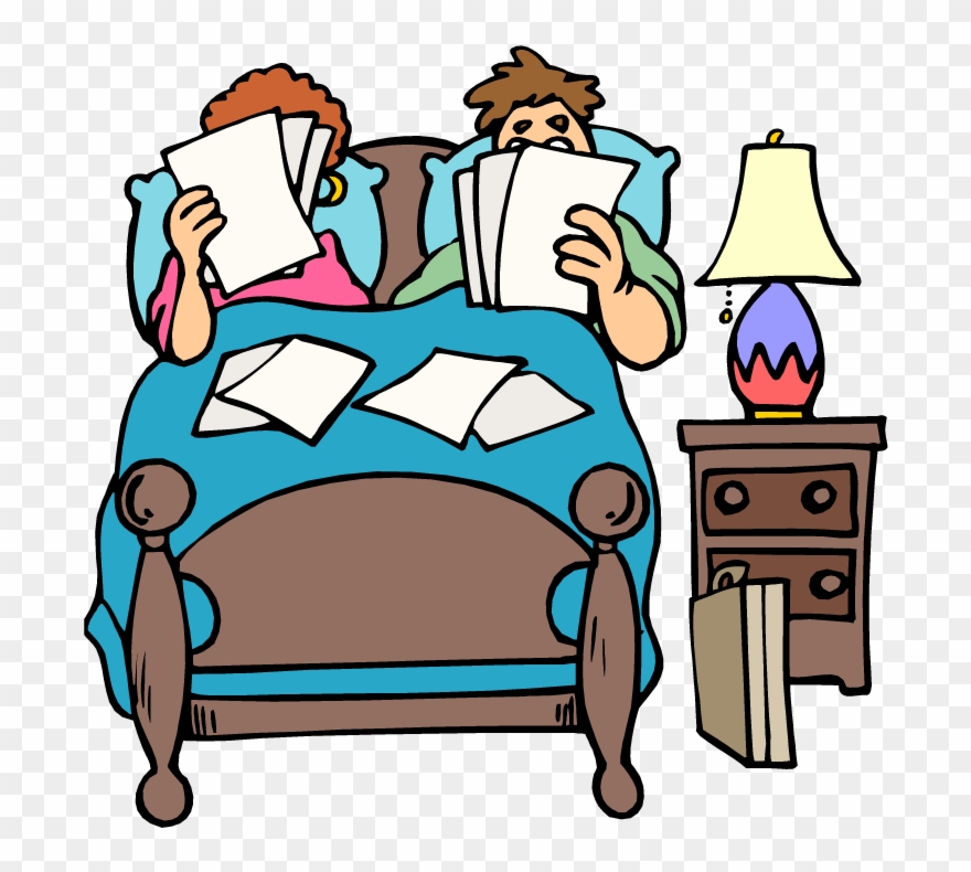 Make Bed Out Of Bed Clipart - Couple In Bed Clipart - Png Download