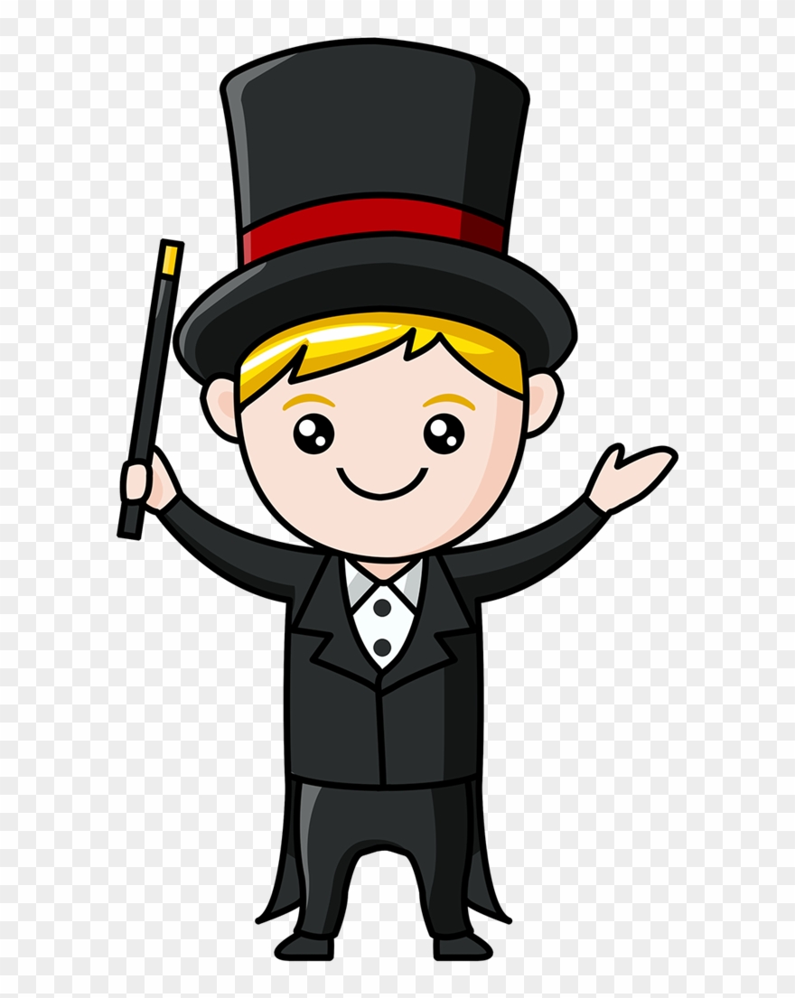 Bird Magician Boy - Magician Png Clipart