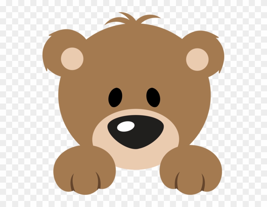 Download Free Printable Clipart And Coloring Pages - Cute Bear Head Cartoon - Png Download