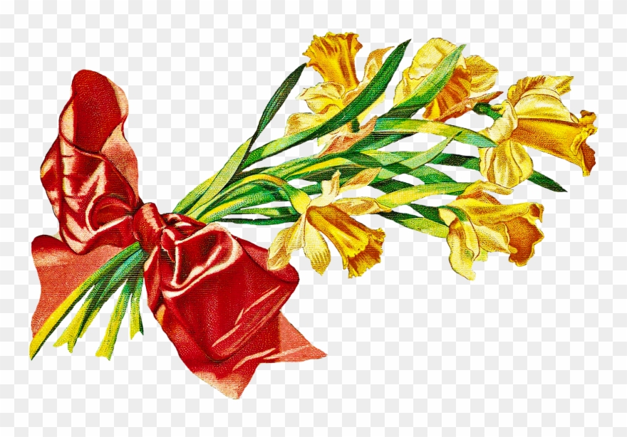 Taken From One Of My Victorian Postcards, I've Made - Flower Clipart