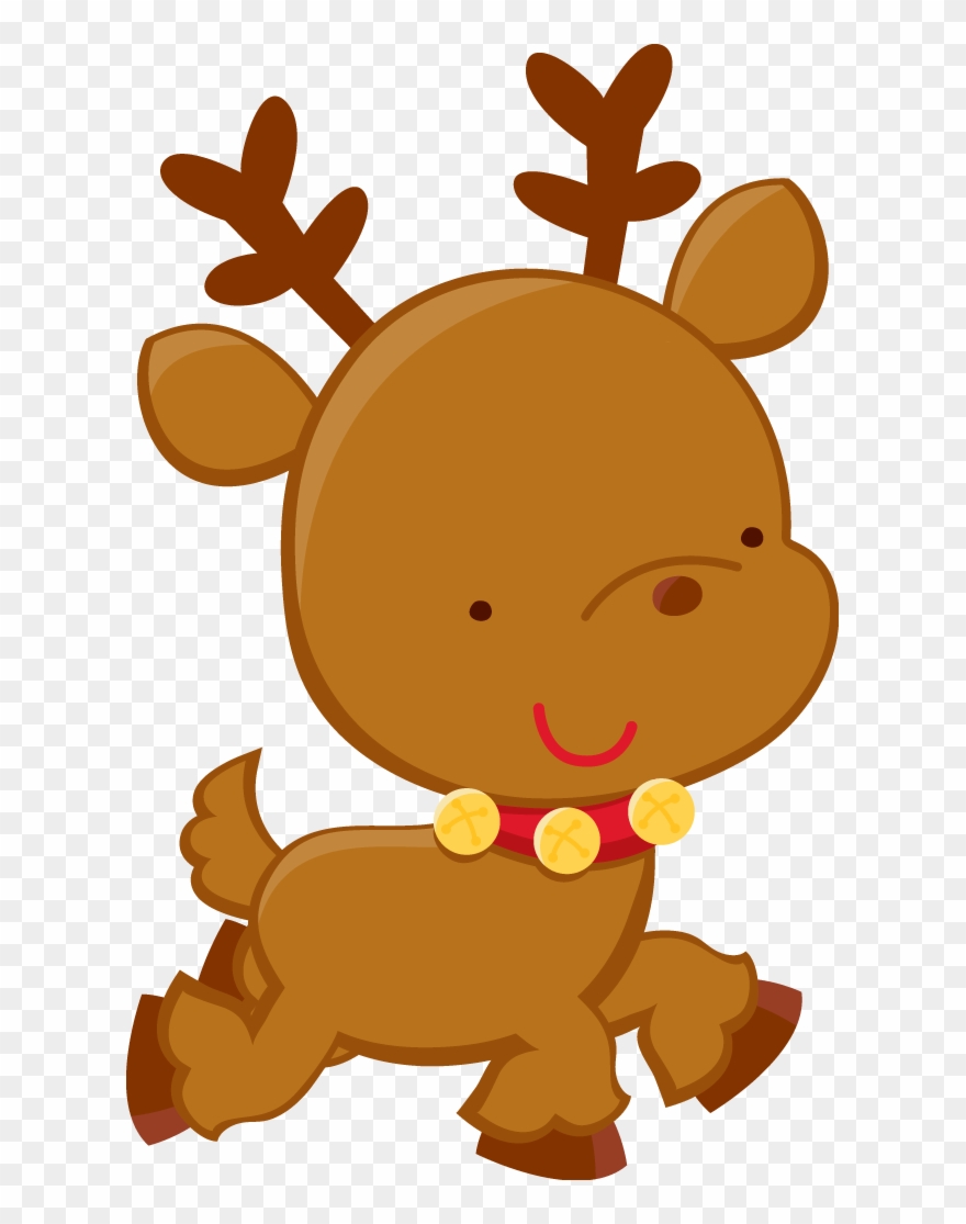 Photo By @daniellemoraesfalcao - Cute Baby Reindeer Clipart - Png Download