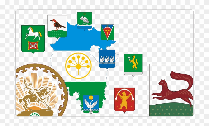 Heraldry Of Bashkortostan - Ufa Coat Of Arms Tote Bag, Adult Unisex, Natural Clipart