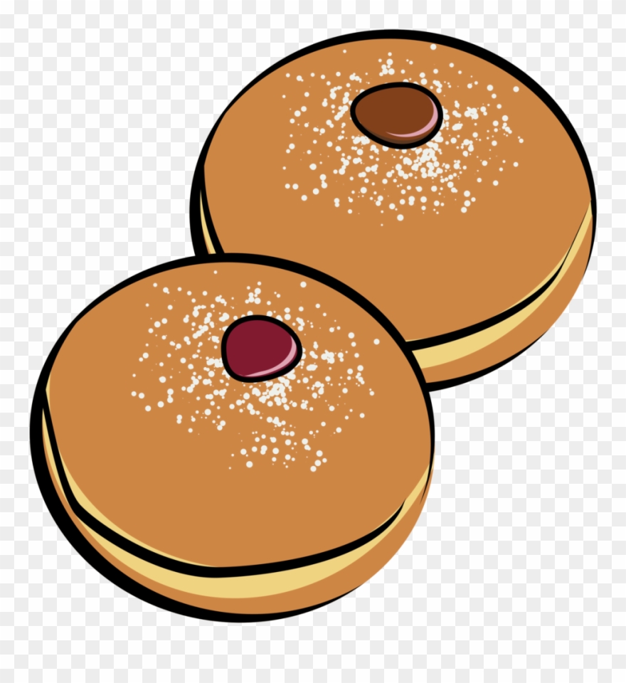 Baked - Jelly Donut Clipart - Png Download