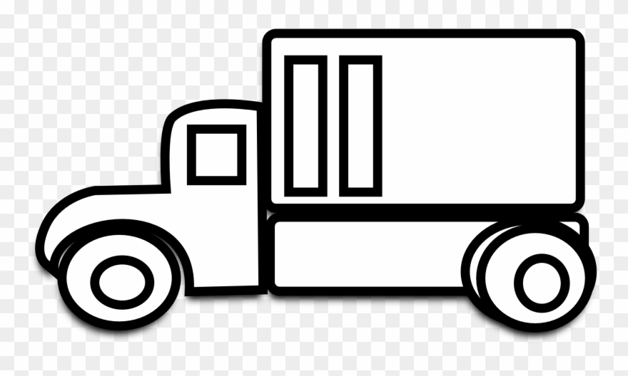 Car Clipart Black Background - Car Clipart Black And White Free - Png Download