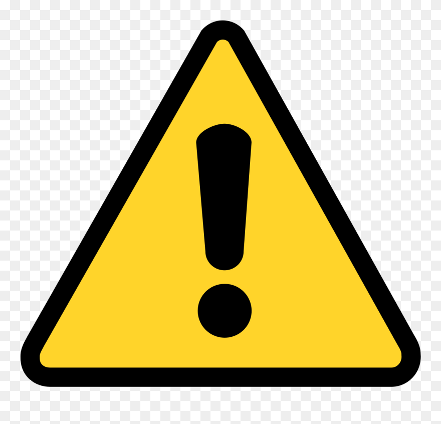 Caution Sign Clipart - Png Download