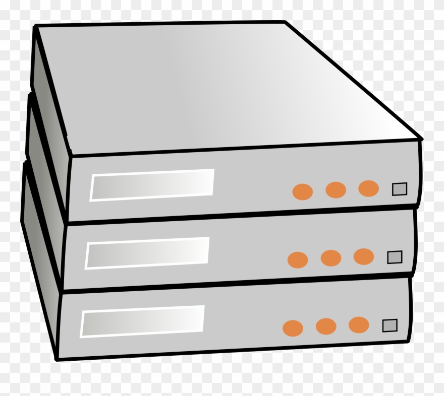 Clip Art Stock Stacked Servers Big Image Png - Rack Server Clipart Transparent Png