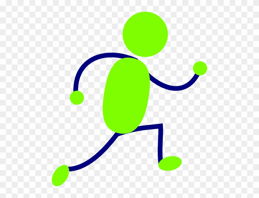 Green And Blue Running Man Clip Art At Clipart Library - Running Man Gif Png Transparent Png