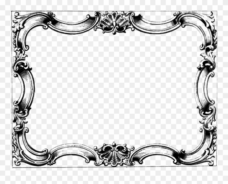Free Clip Art Frame Clipart - Victorian Borders And Frames Png Transparent Png