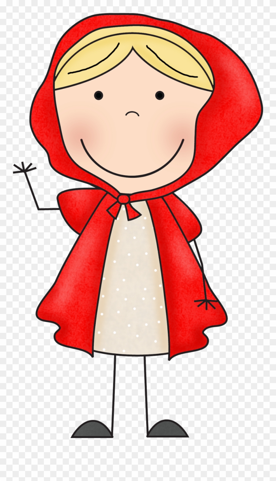 The Fun Factory - Little Red Riding Hood Clip Art - Png Download