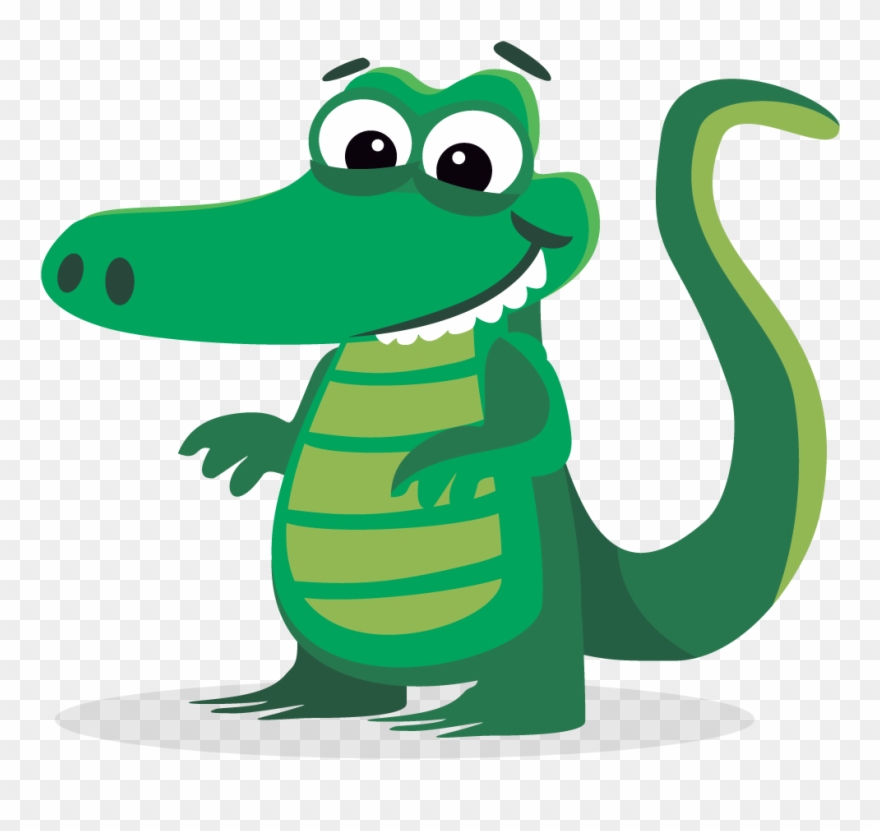Mascot - Baby Crocodile Png Hd Clipart Cartoon Transparent Png