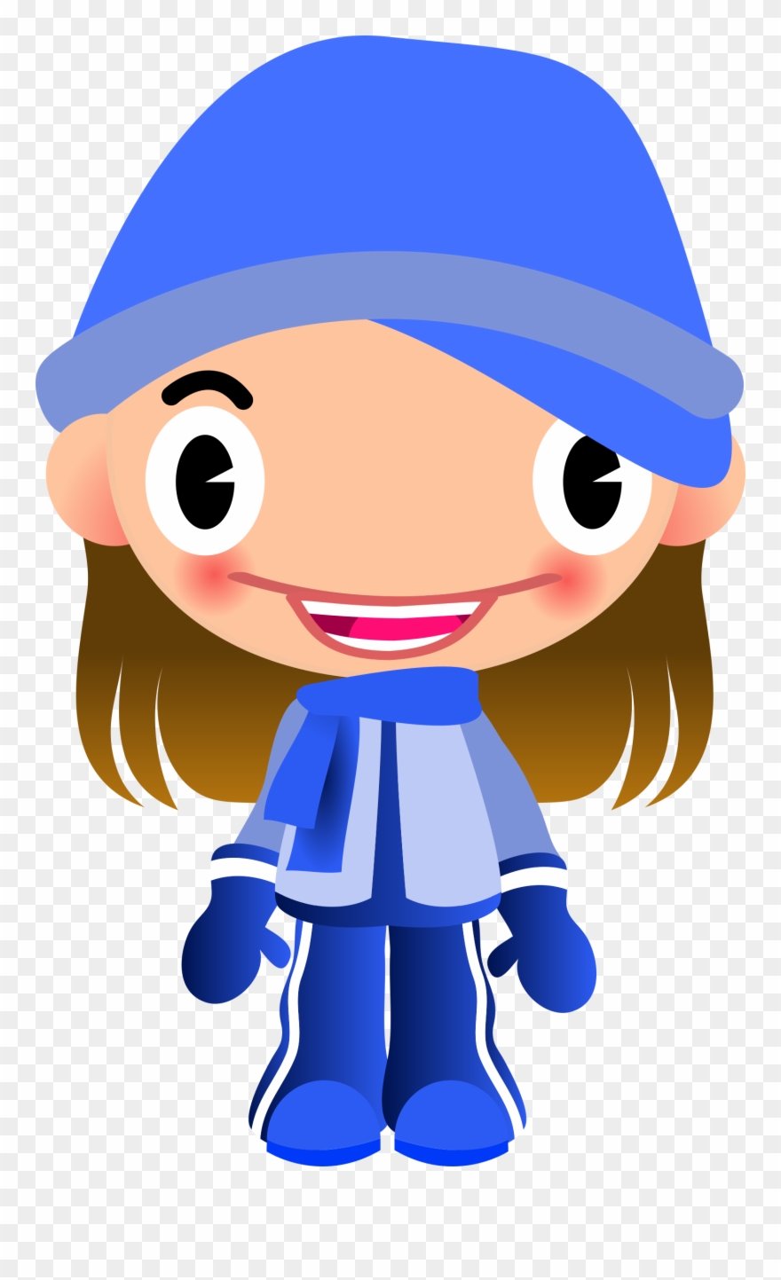 Clipart - Talking Girl Clipart Png Transparent Png