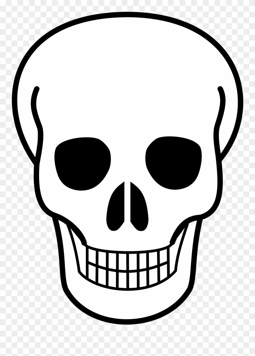 Open - Skull Clipart Transparent Background - Png Download