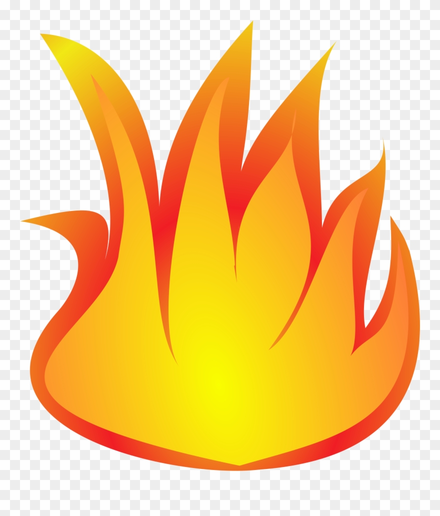 Flames Clipart Printable - Fire Clipart - Png Download