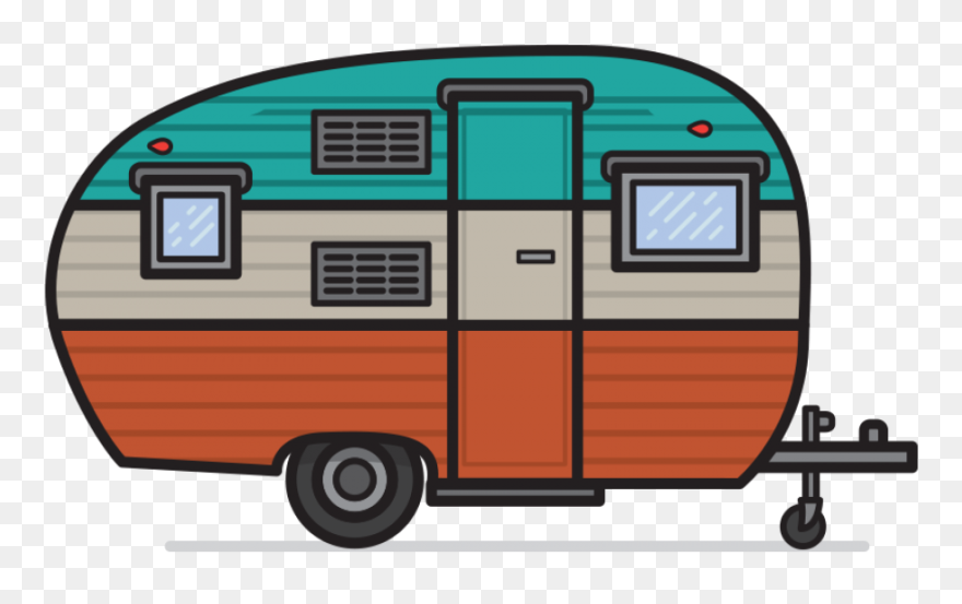Retro - Vintage Camper Clipart
