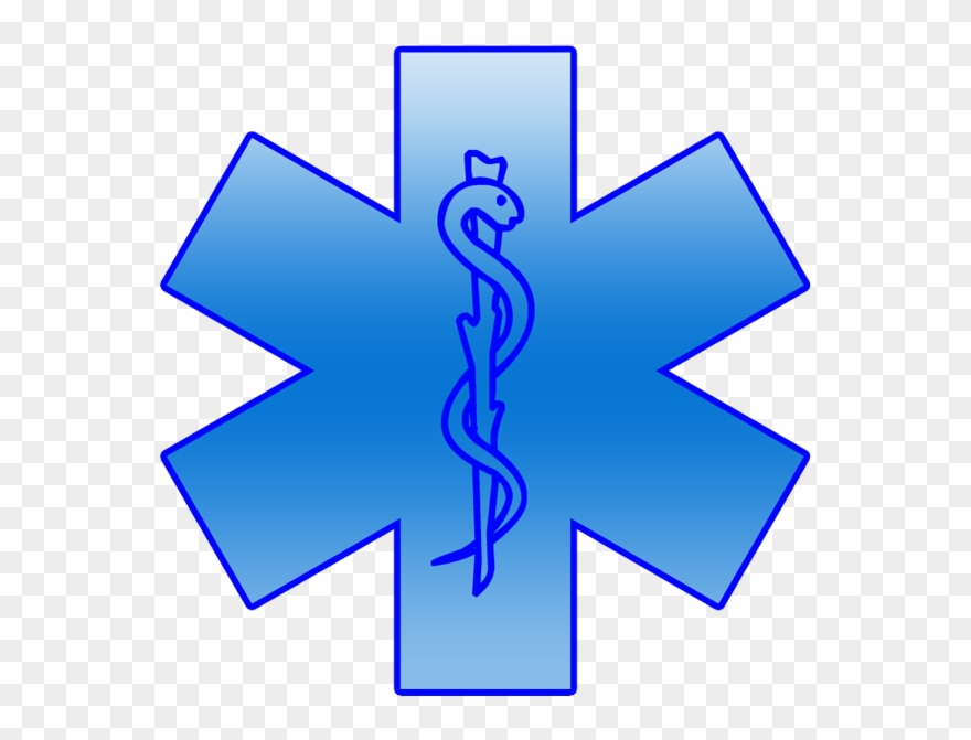 Star Of Life Clip Art - Medicine Star - Png Download
