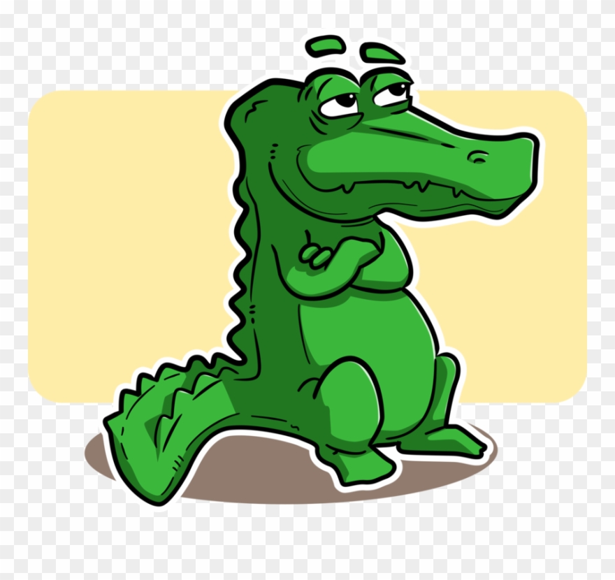 Hornet - Crocodile Cartoon Png Clipart
